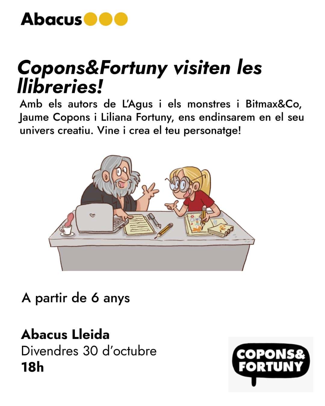 Copons & Fortuny visiten les llibreries!