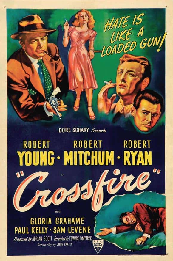 Ciclo Robert Mitchum: Encrucijada de odios, de Edward Dmytryk (V.O.S.E.)