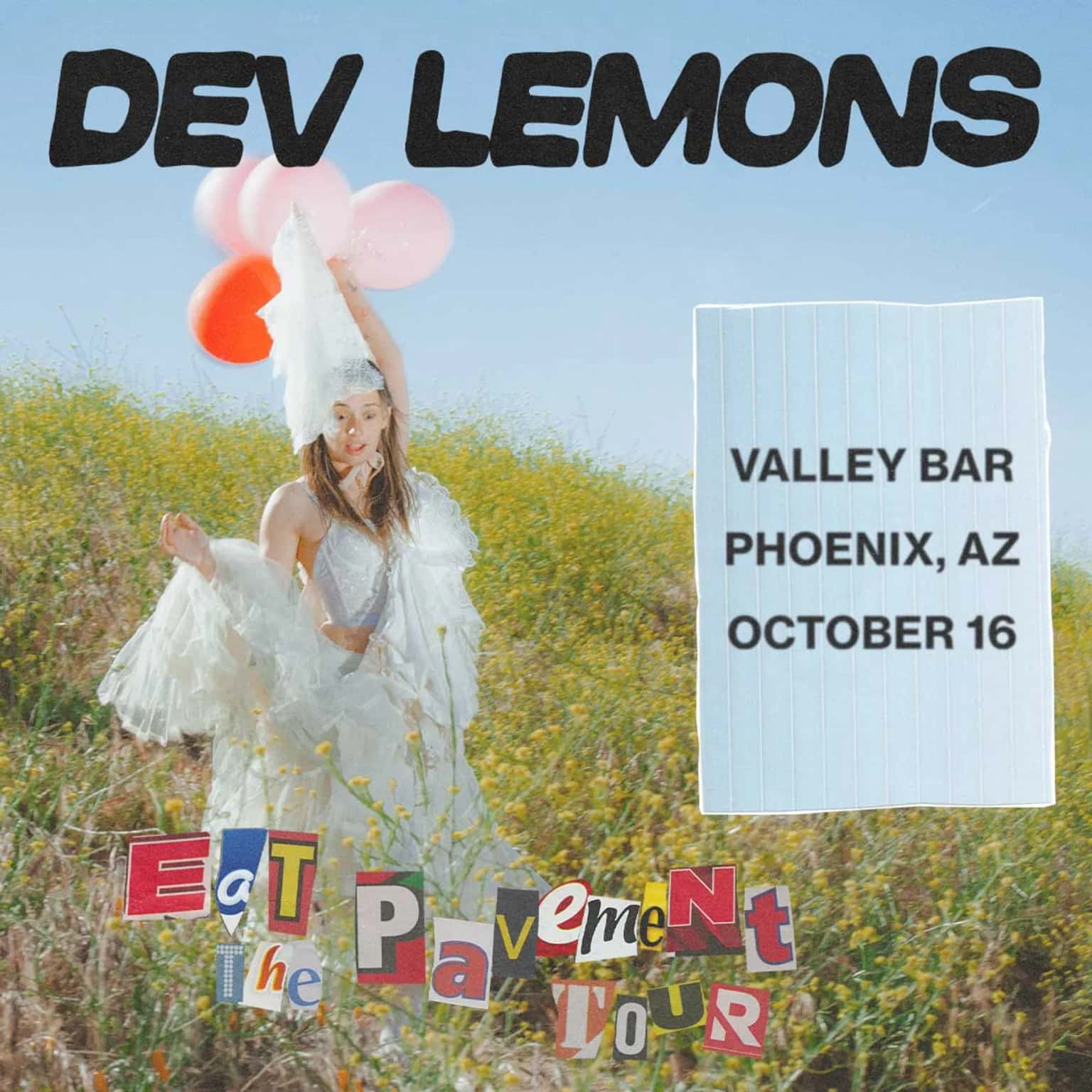 Dev Lemons (Eat The Pavement Tour)