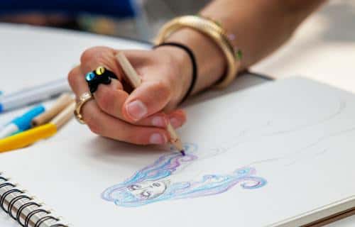 Drop in and Draw in Millennium Library