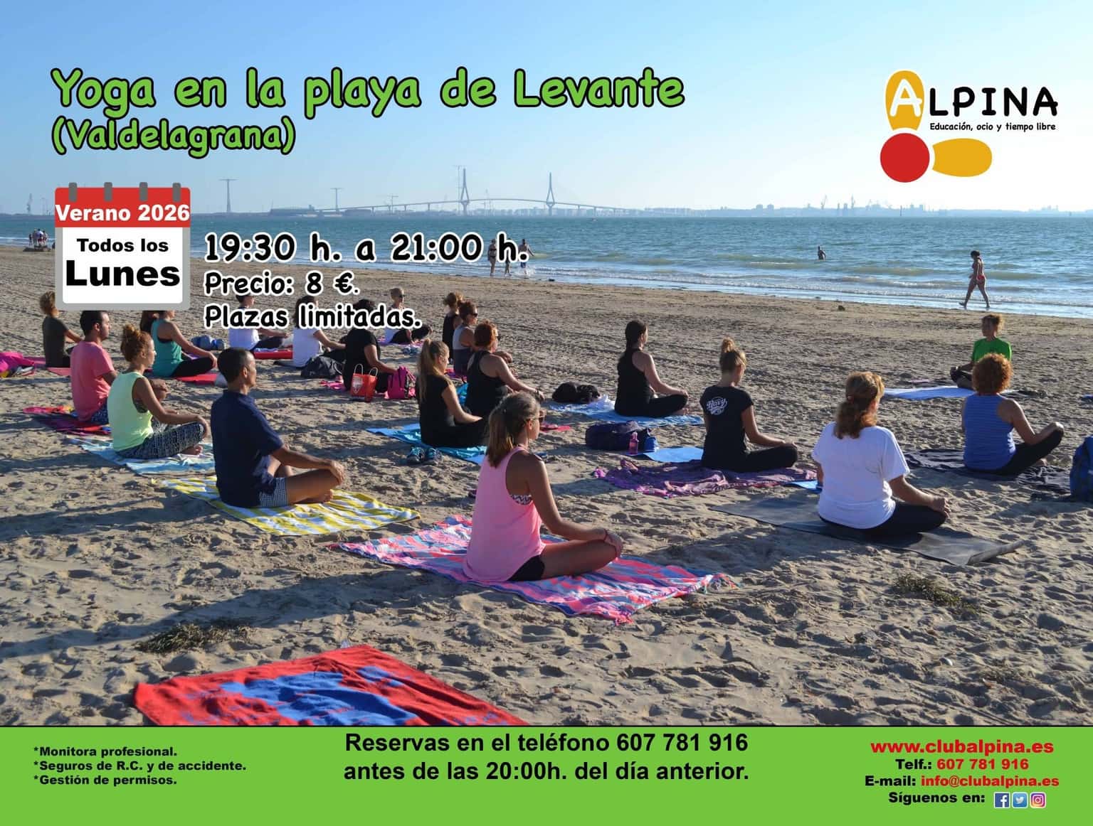 Taller de Yoga en la playa