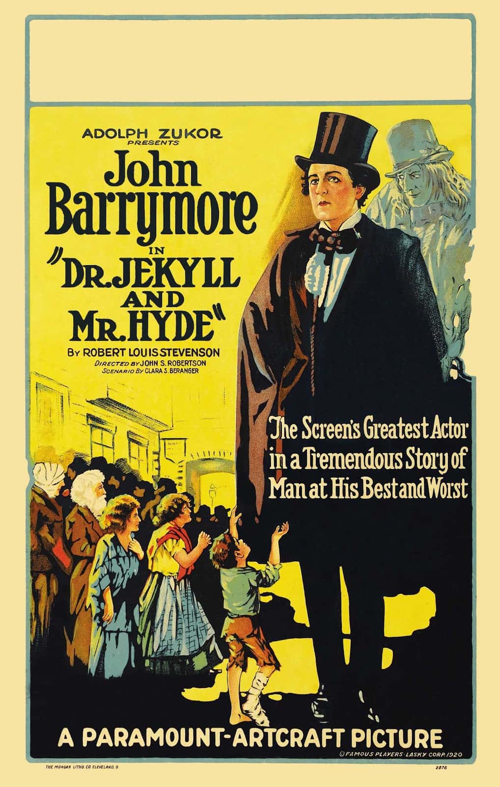 Dr Jekyll & Mr Hyde silent film screening with live organ accompaniment