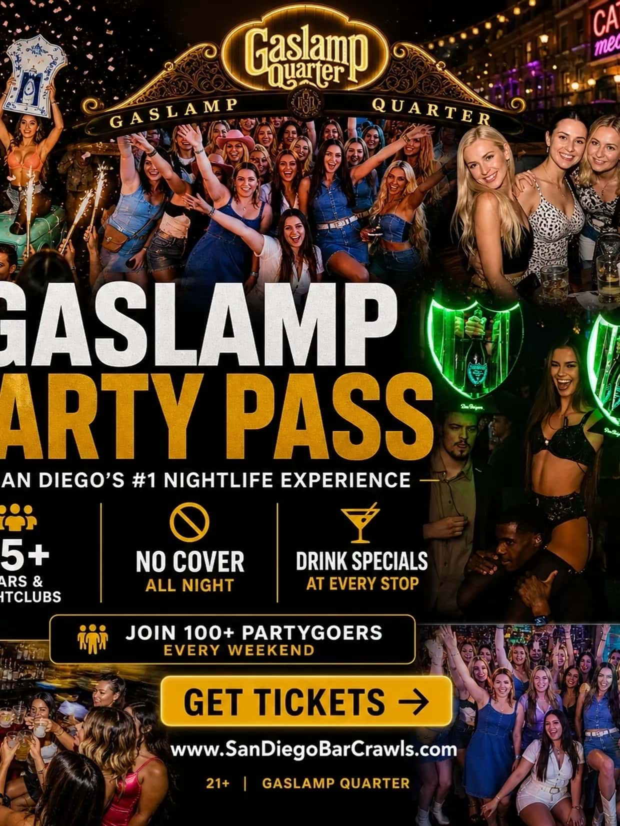 Gaslamp Experience 10 Clubs in 1 Night
