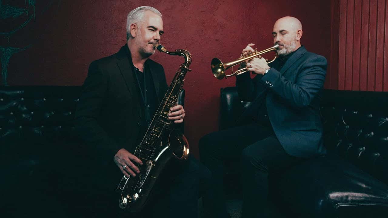 Mike Sailors with Aubrey Logan