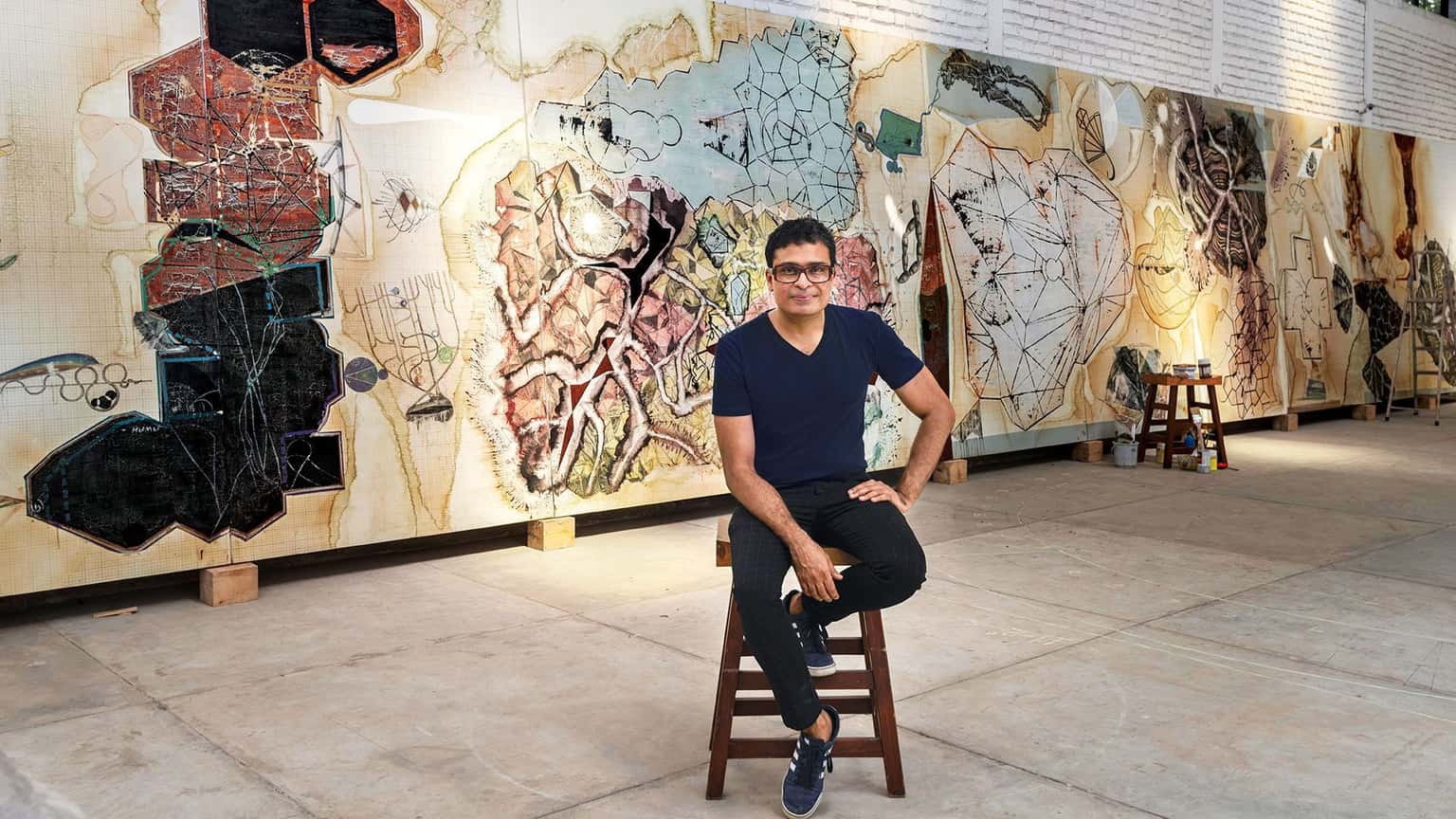 Wall Drawing Series: Jitish Kallat