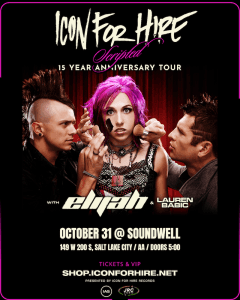 Icon For Hire: Scripted 15 Year Anniversary Tour