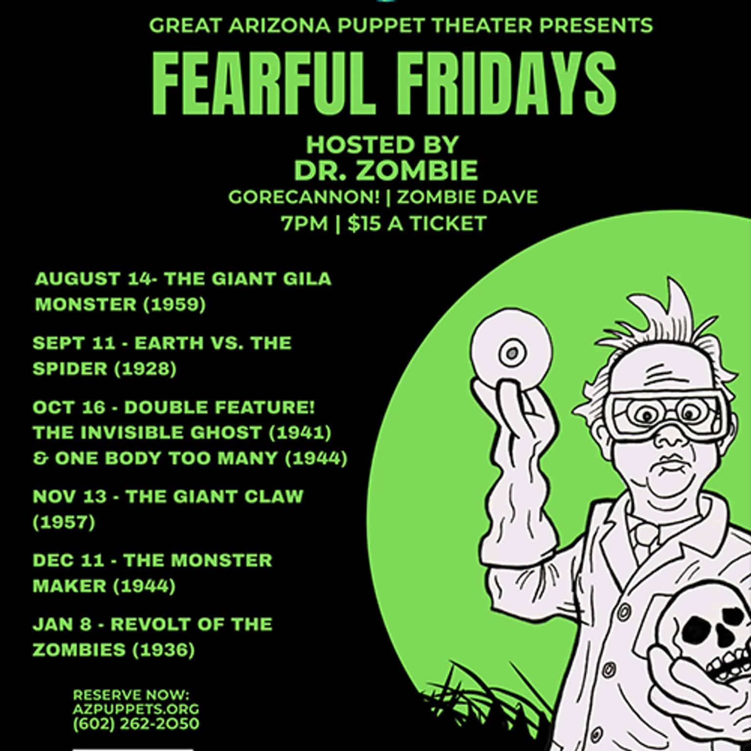 Dr. Zombie's Fearful Fridays: Double Feature