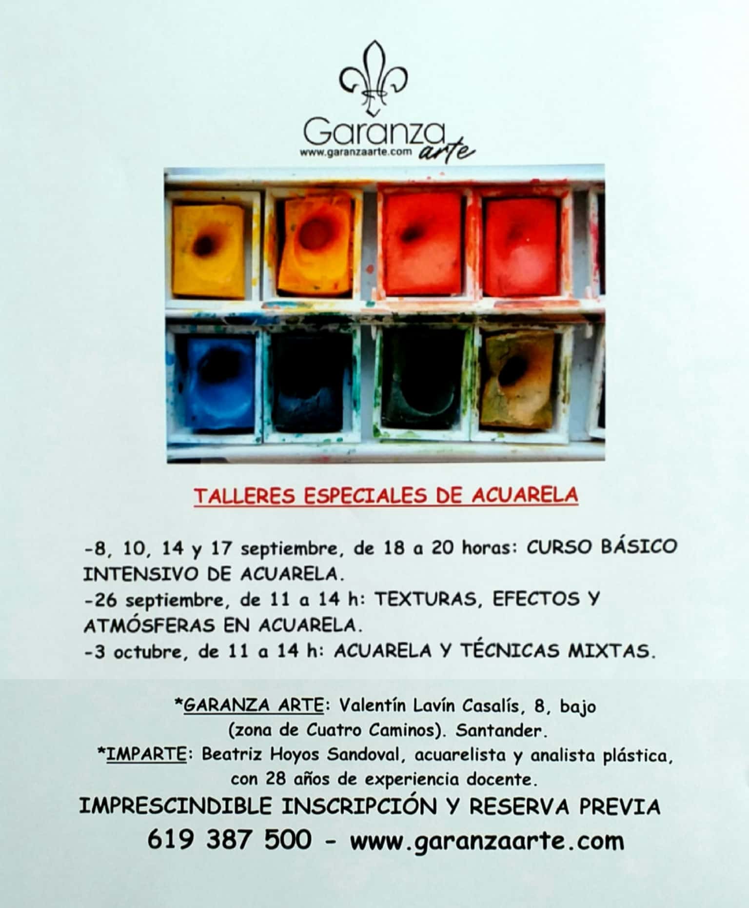 Texturas, efectos y atmósferas en acuarela