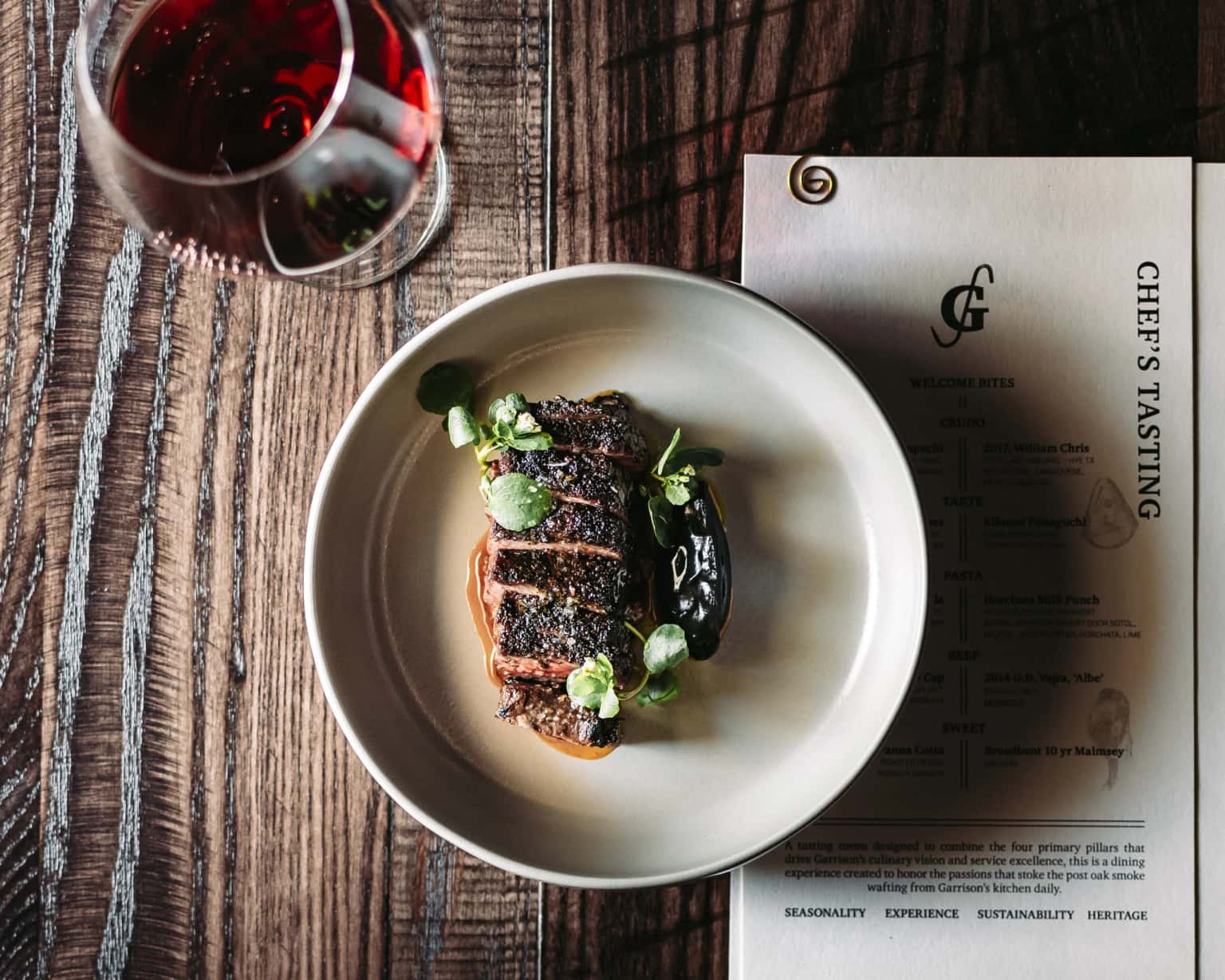 Big Race Tasting Menu