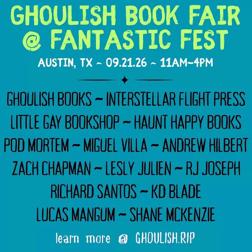 Ghoulish Book Fair