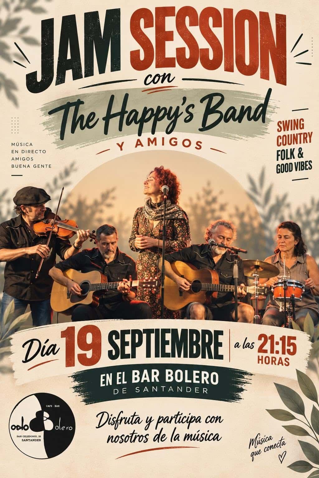Jam Session con The Happy's Band y amigos