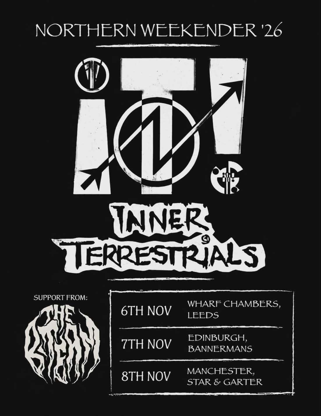 Northern Weekender '26: Inner Terrestrials / B-Team / Amass