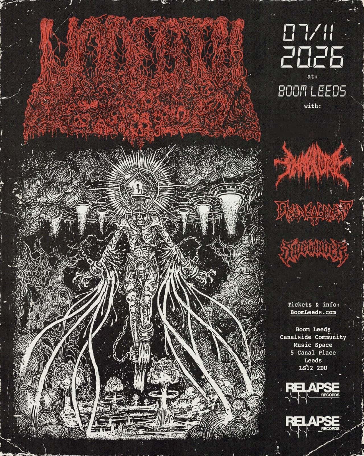 Undeath / Slimelord / Disengagement / Sidewinder