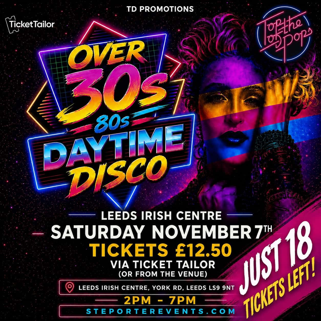 Over 30s / 80s Daytime Disco