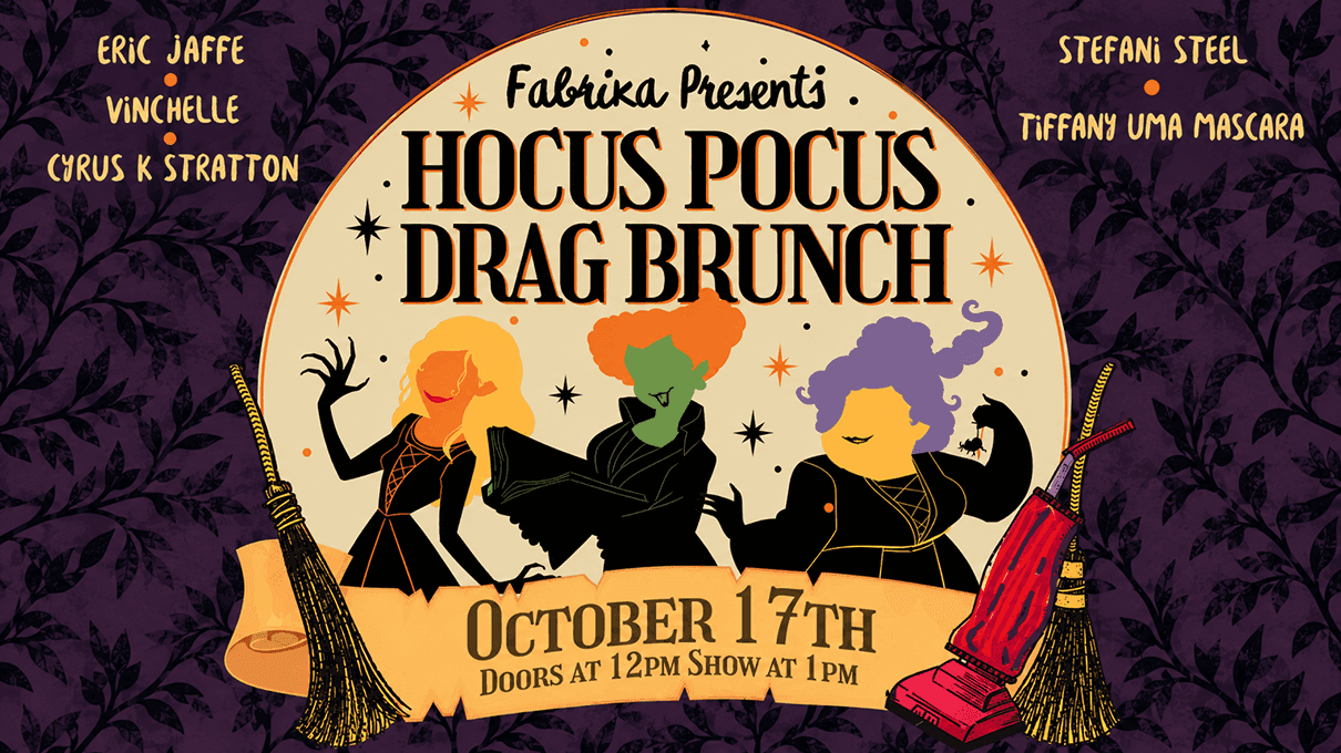 Hocus Pocus Drag Brunch: Witchy Performances & Halloween Magic