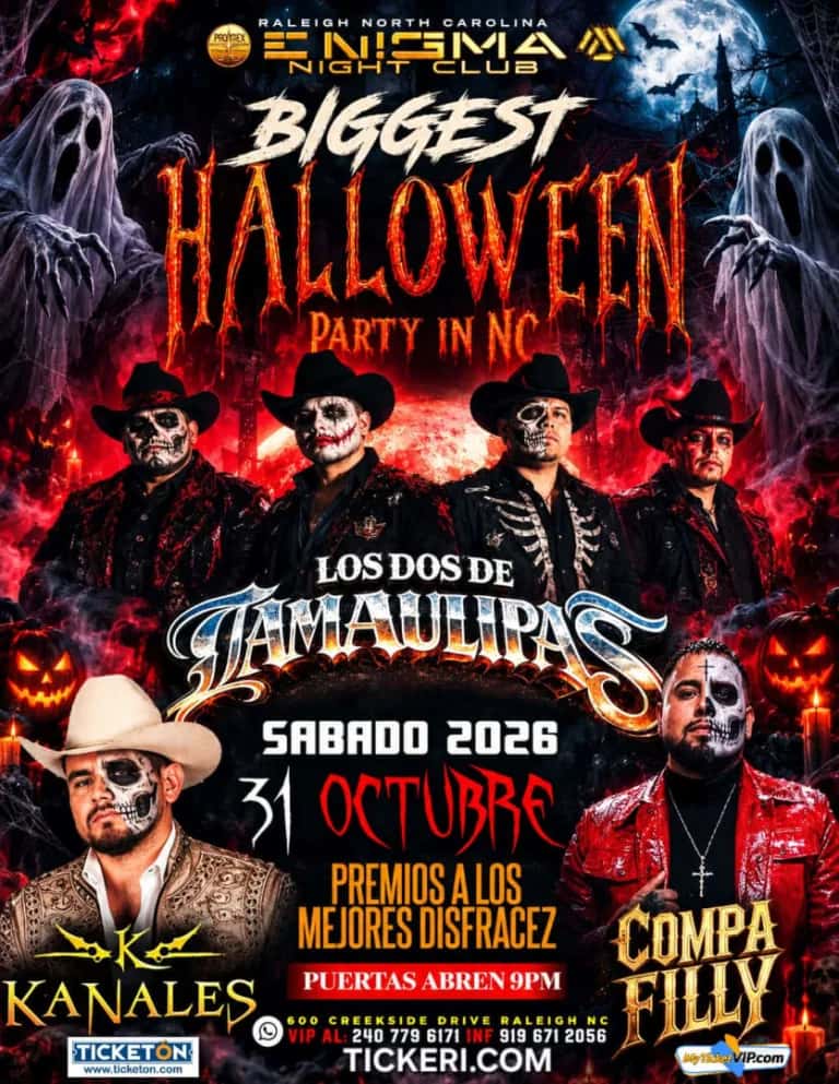 Biggest Halloween Party con Los Dos de Tamaulipas