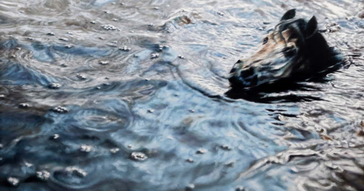 Cabeza fuera del agua
