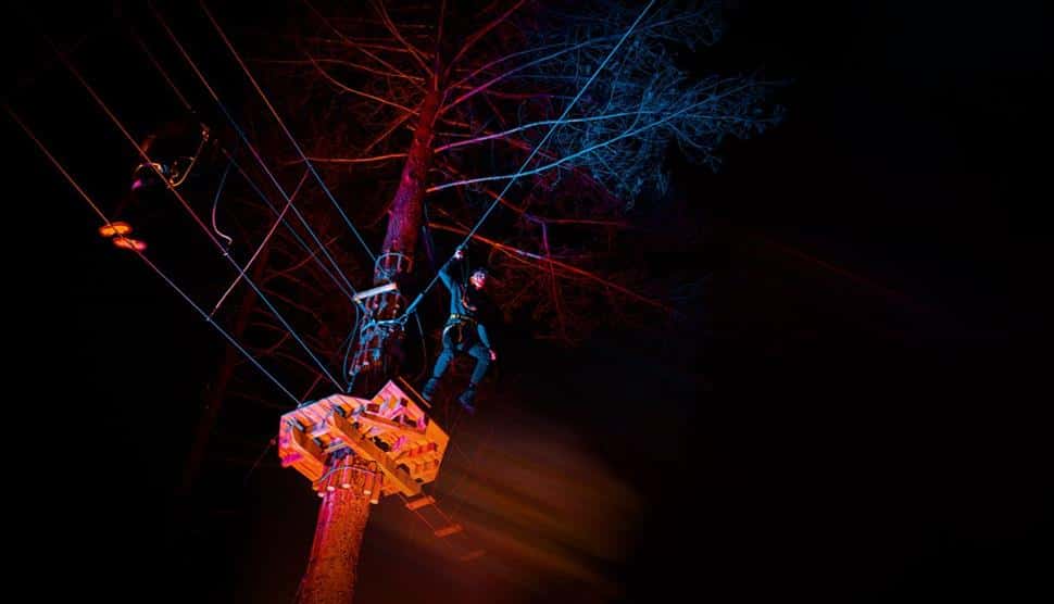 Go Ape Sundown Adventures - Ziplines at Night