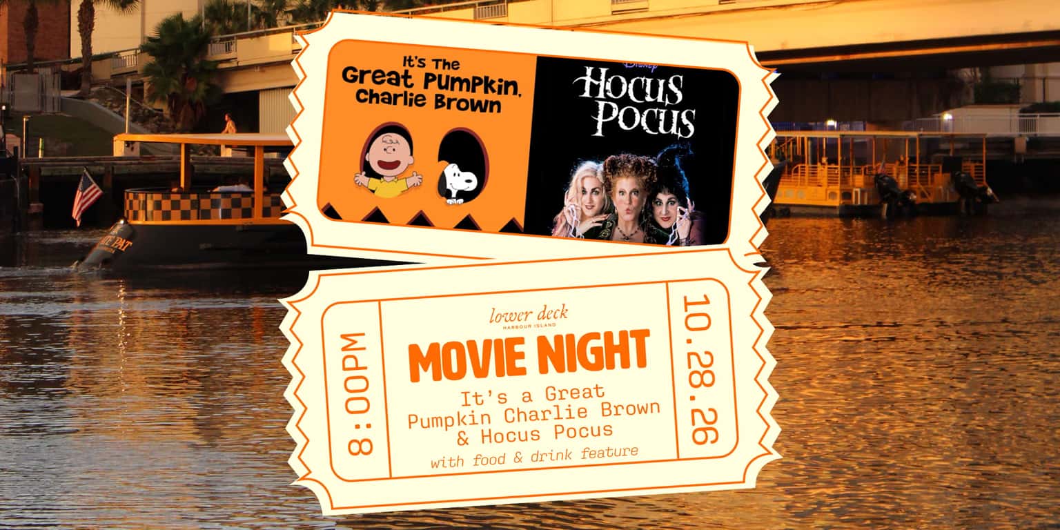 Double Feature Movie Night at Lower Deck: Great Pumpkin / Hocus Pocus