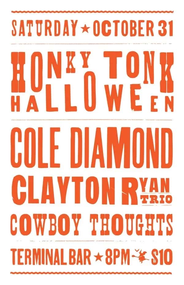 Cole Diamond - Honky Tonk Halloween Party