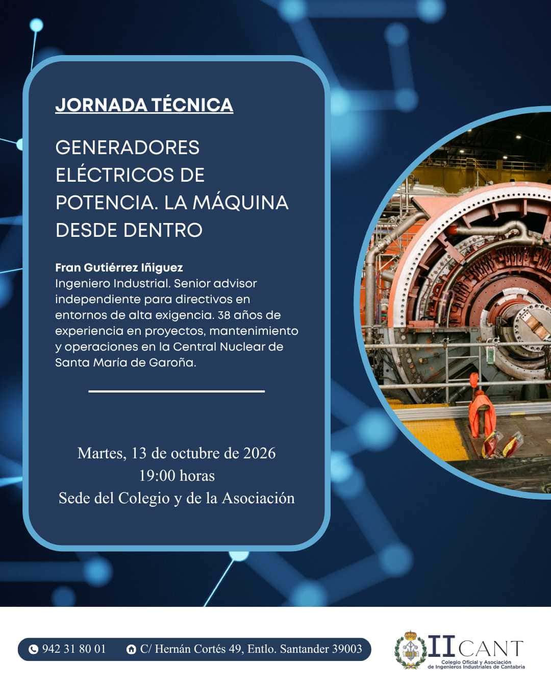 Generadores eléctricos de potencia. La máquina desde dentro