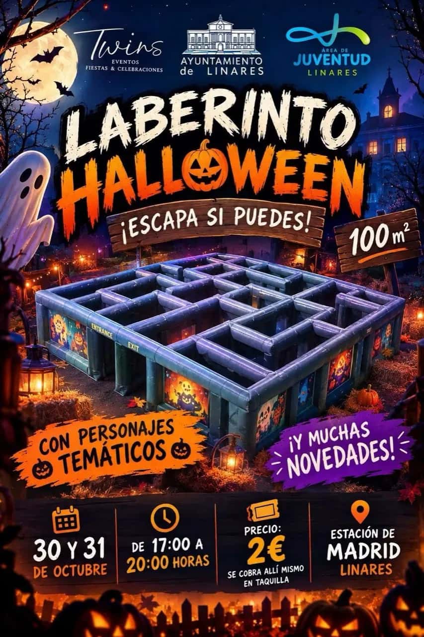 Laberinto Halloween ¡Escapa si puedes!