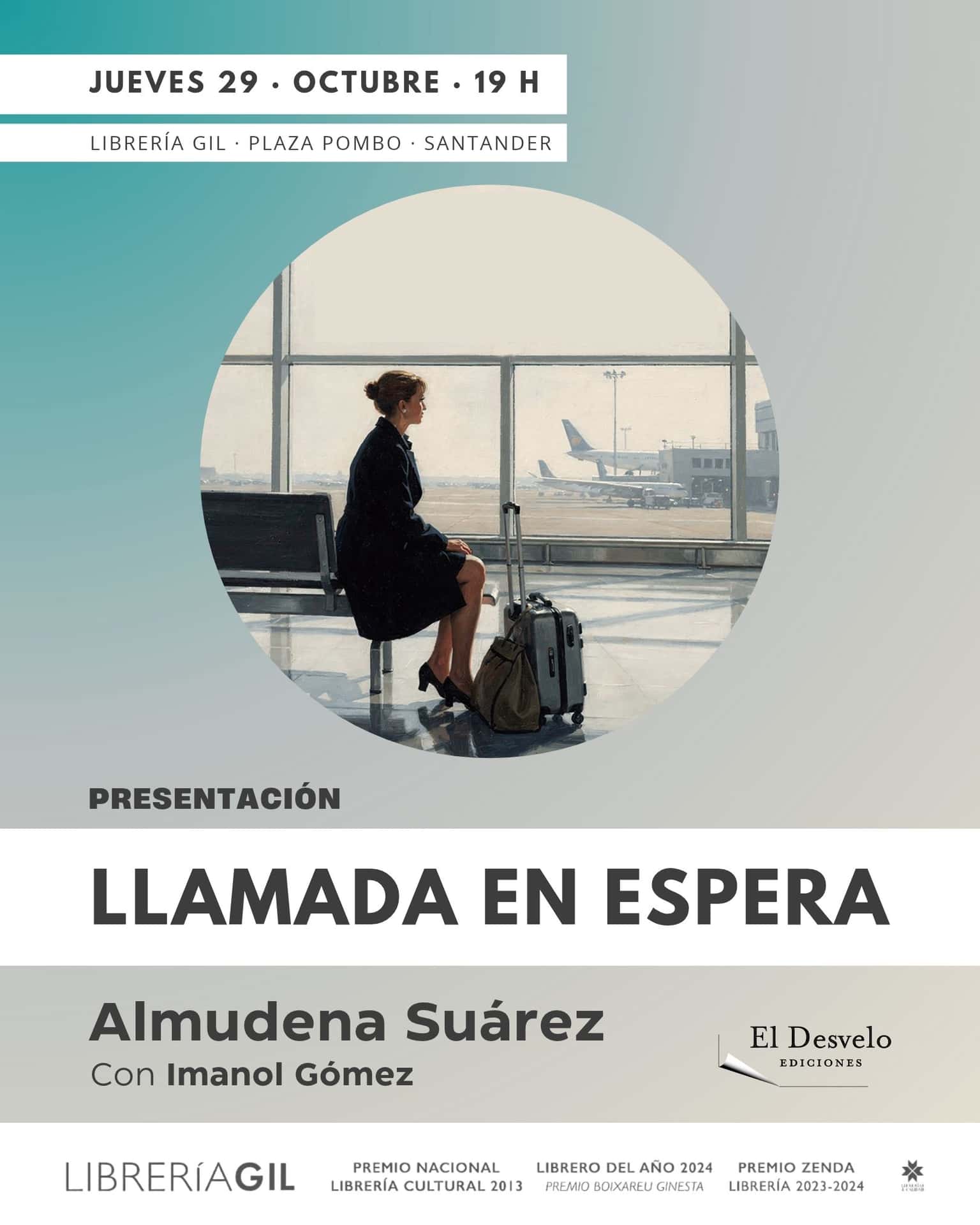 Almudena Suárez presenta 'Llamada en espera'