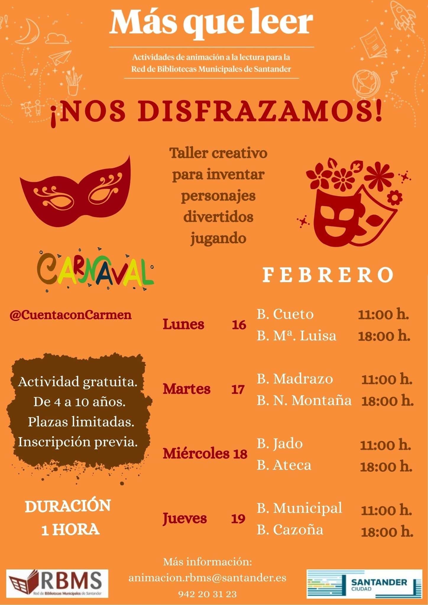 Más que leer: ¡Nos disfrazamos!