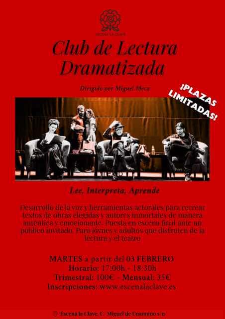 Club de Lectura Dramatizada con Miguel Meca