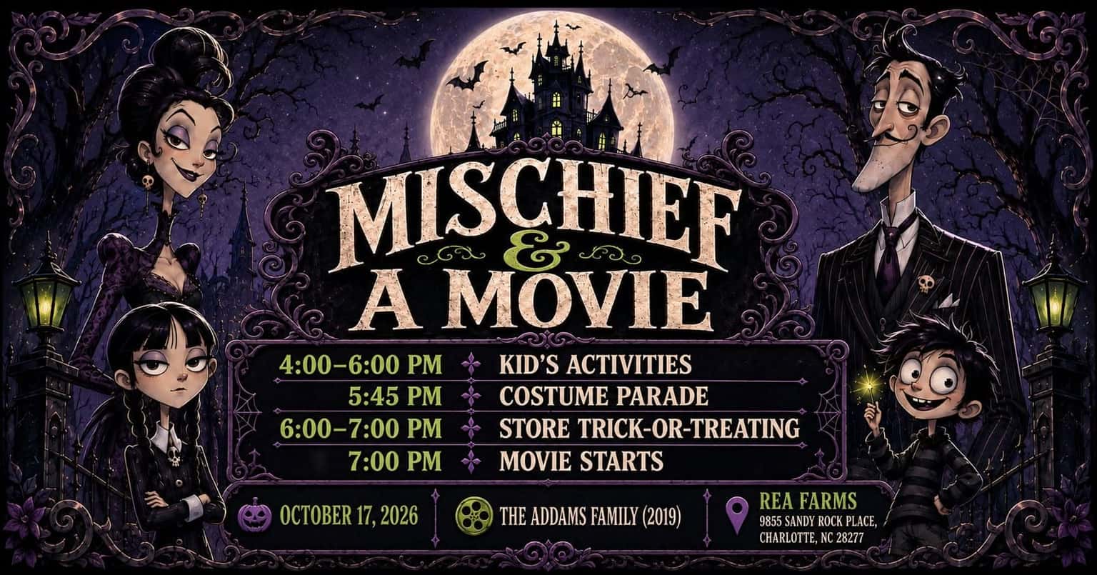 Mischief and a Movie: The Addams Family