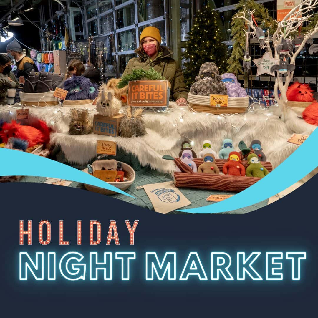 Holiday Night Market with Santa