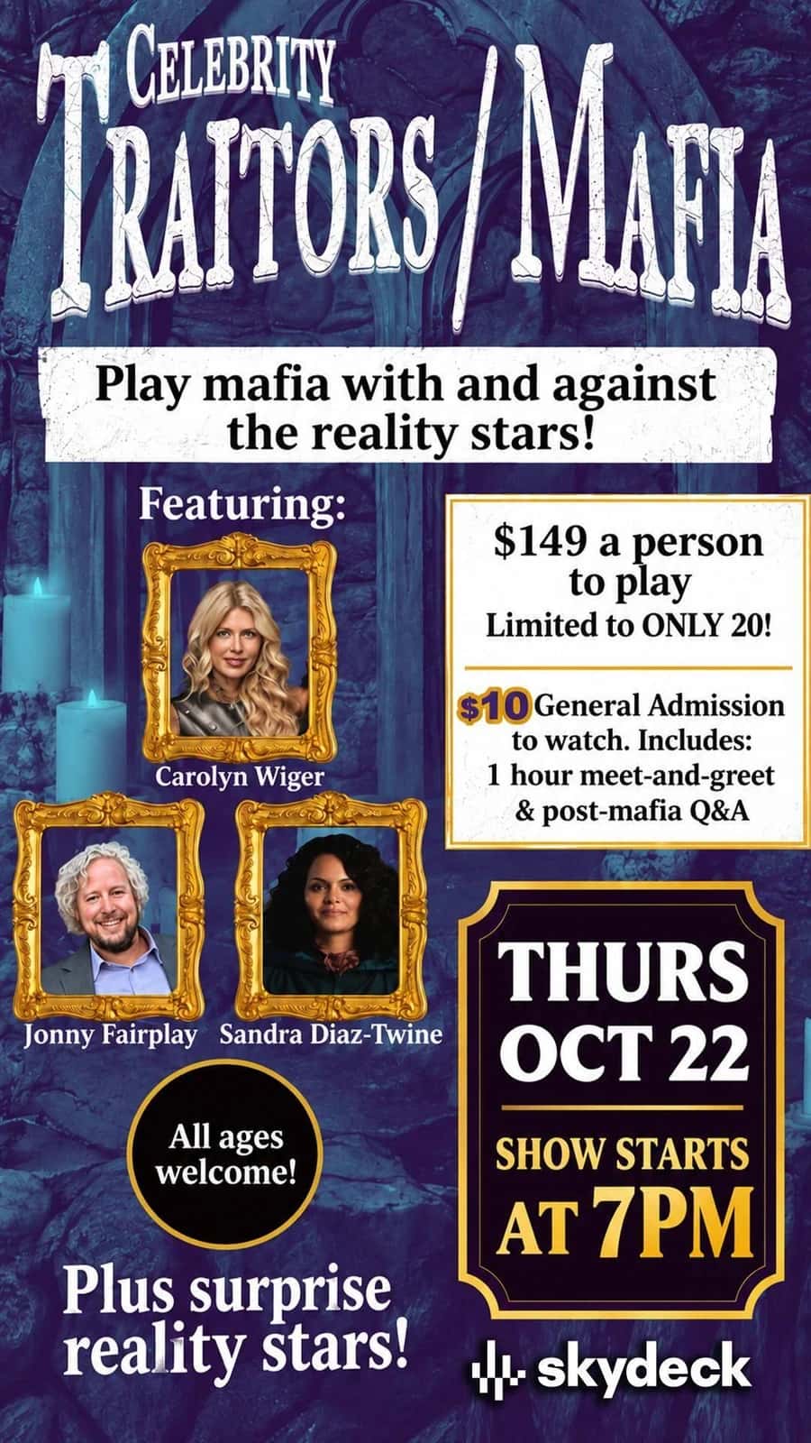 Celebrity Traitors / Mafia & Watch Party