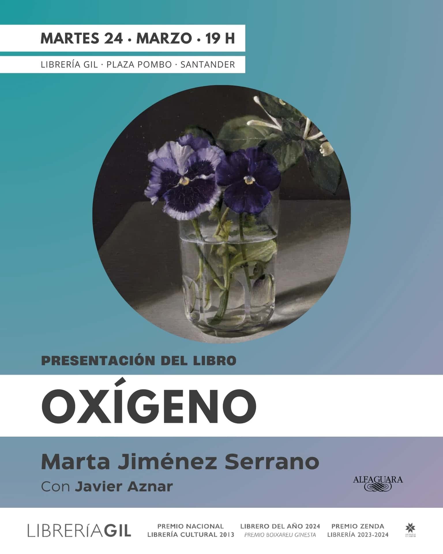 Presentación de Oxígeno de Marta Jiménez Serrano