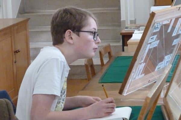 Let's Draw Together: Family Print Room Activity