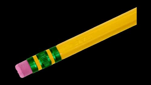 Firstival: First Pencil With Attached Eraser