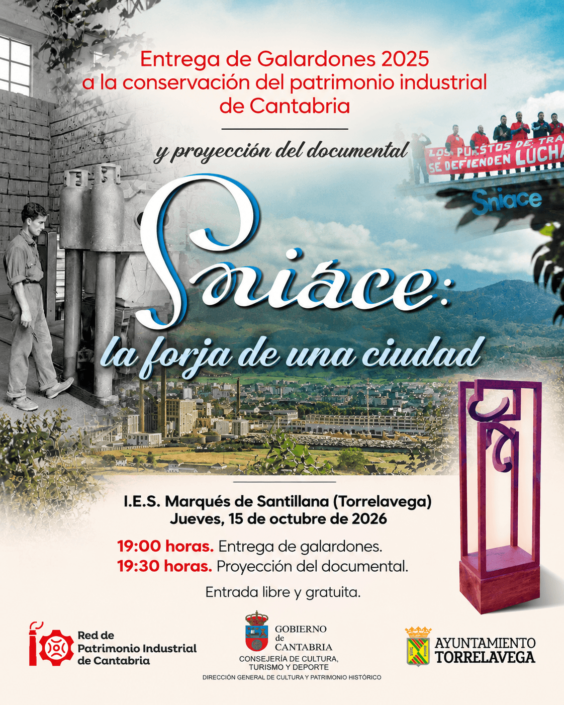 Proyección del documental 'Sniace: la forja de una ciudad'