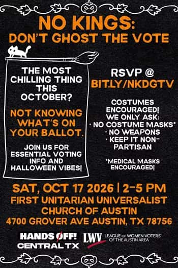 No Kings: Don't Ghost The Vote