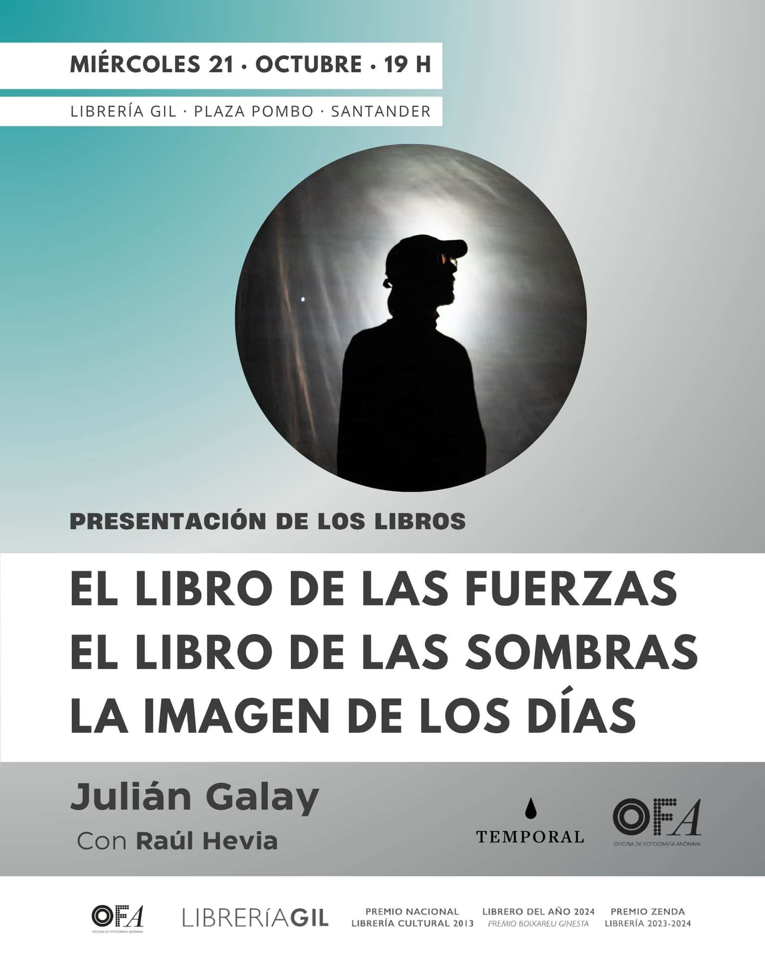 Presentación de 'El libro de las fuerzas', 'El libro de las sombras' y 'La imagen de los días', de Julián Galay