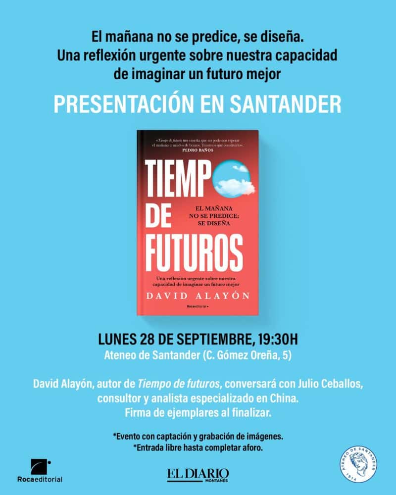 Presentación del libro 'Tiempo de futuros' de David Alayón