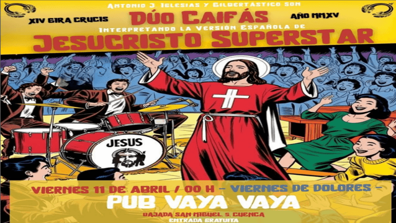 Dúo Caifás presenta «Jesucristo Superstar» en acústico