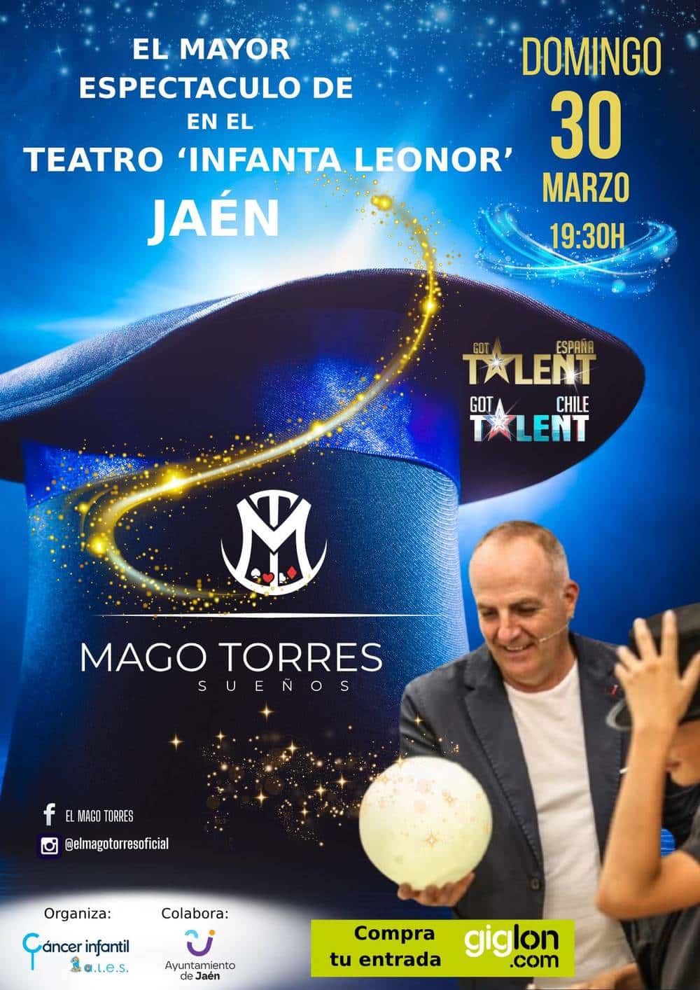 Espectáculo de magia. El mago Torres