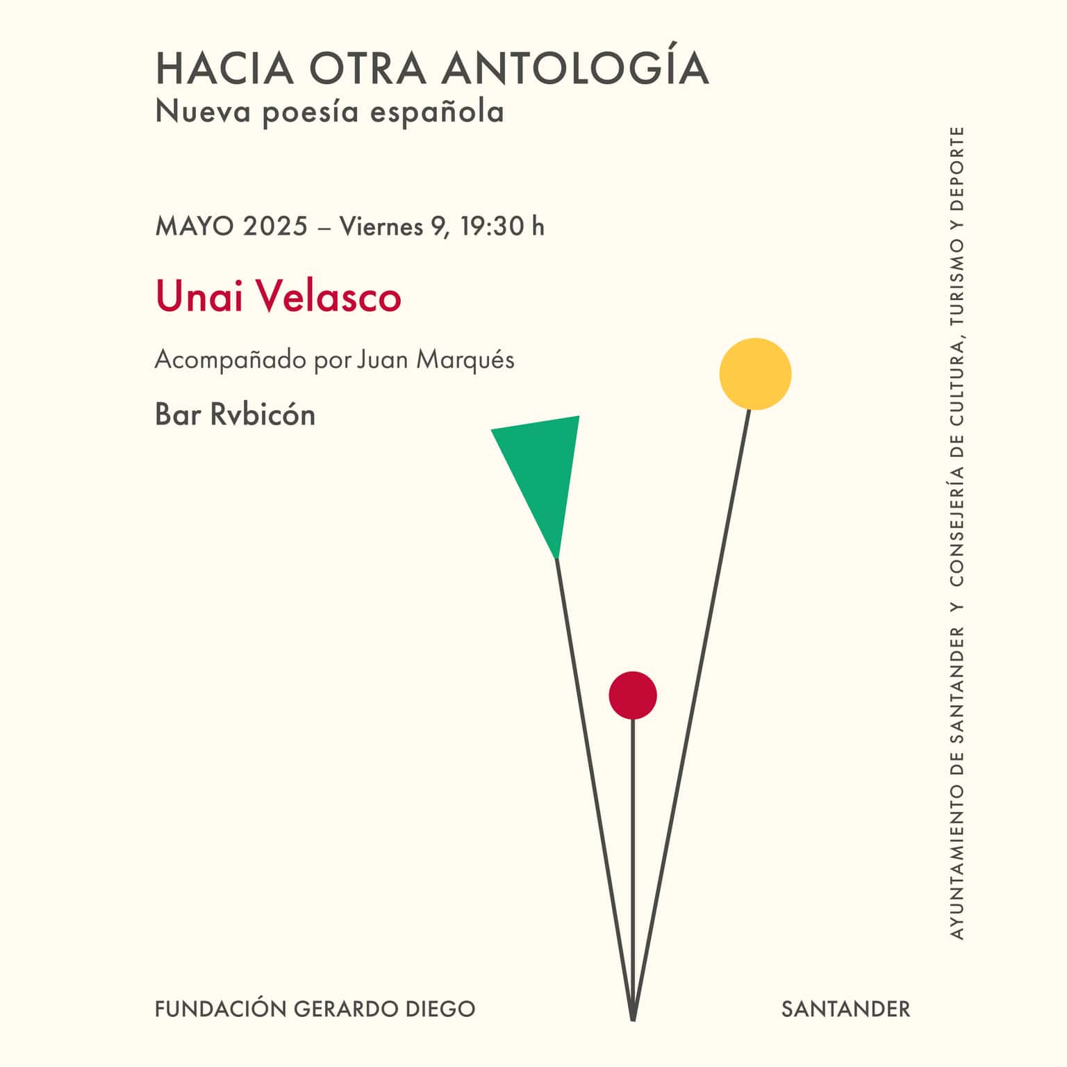 Hacia Otra Antología: Unai Velasco, acompañado por Juan Marqués