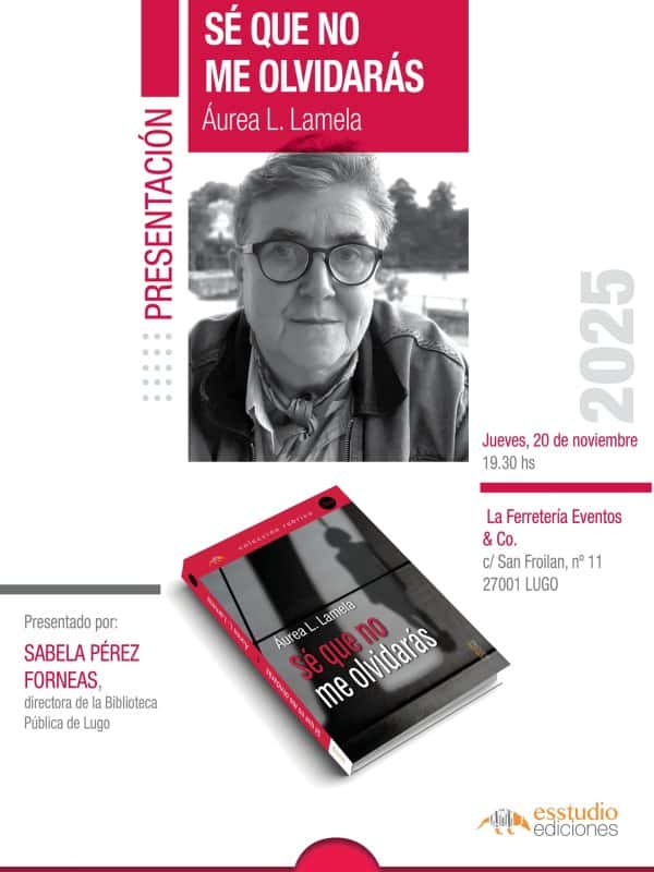 Presentación del libro 'Sé que no me olvidarás'