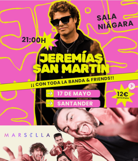 Jeremías San Martín y Marsella en el Niágara