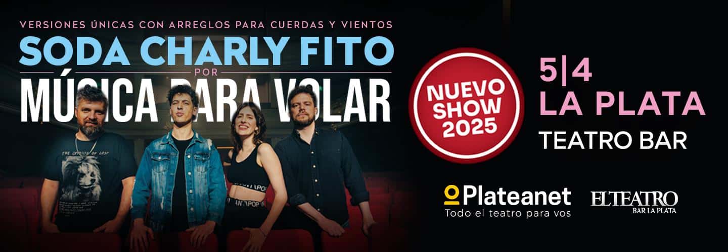 SODA - CHARLY - FITO POR MUSICA PARA VOLAR