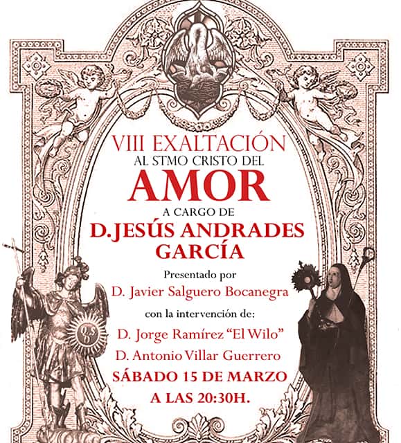 VIII Exaltación al Santísimo Cristo del Amor