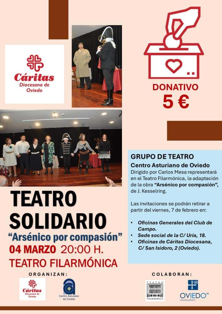TEATRO SOLIDARIO "Arsénico por compasión"