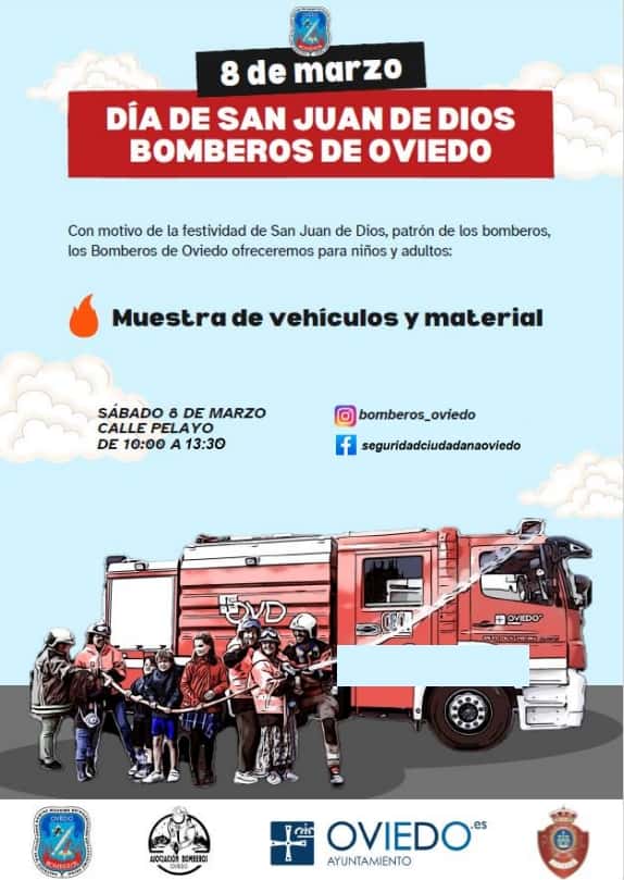 Exhibición de Bomberos por la celebración de su patrón San Juan de Dios