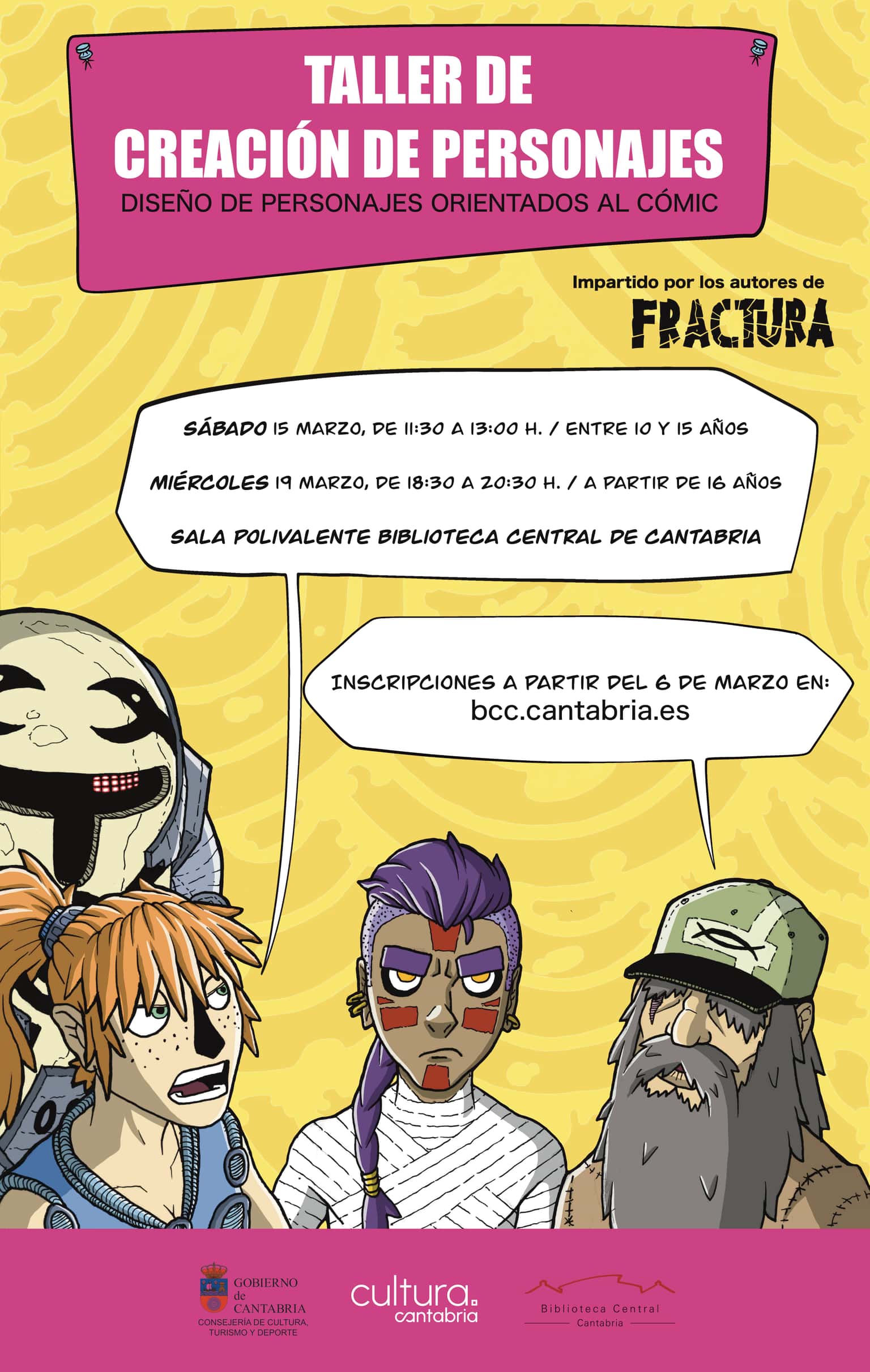 Día del Cómic: Taller de creación de personajes de cómic