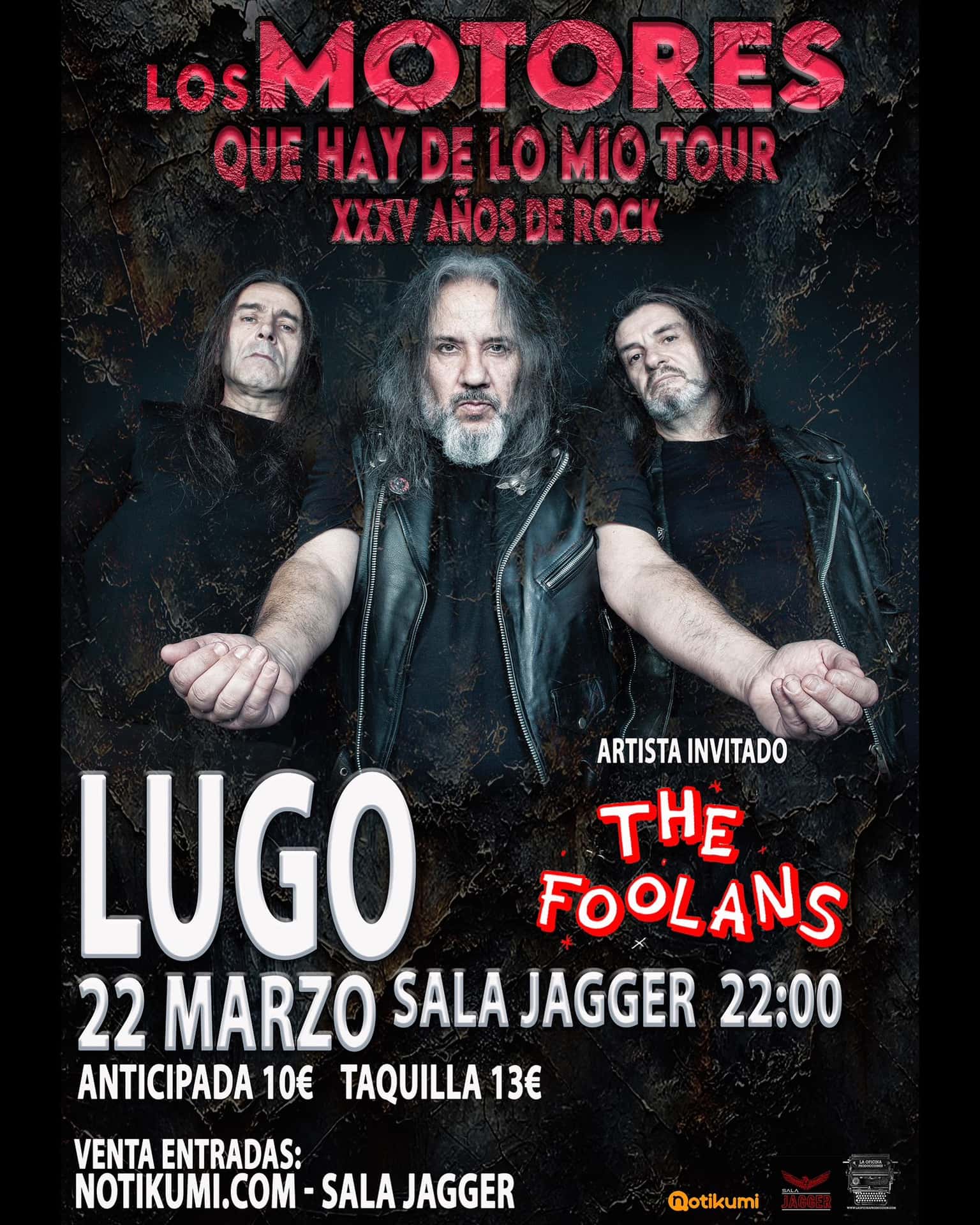 Concierto de Los Motores y The Foolans